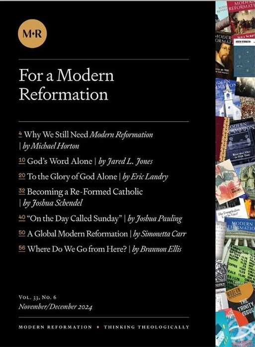 For a Modern Reformation cover